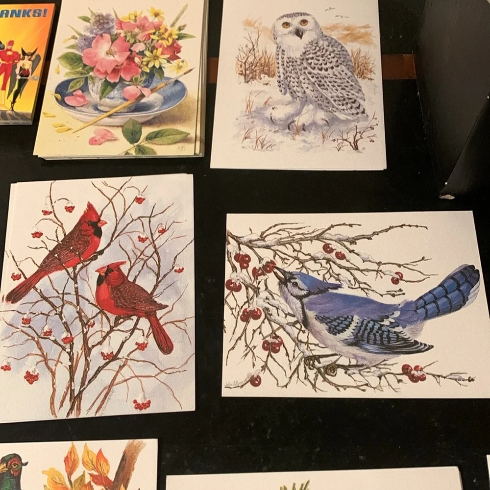 Assortment of 65 Note and Thank You Cards